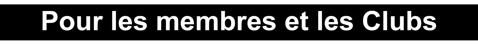 membres et clubs